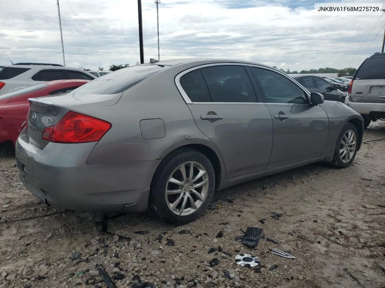 2008 Infiniti G35 VIN: JNKBV61F68M275729 Lot: 70306444