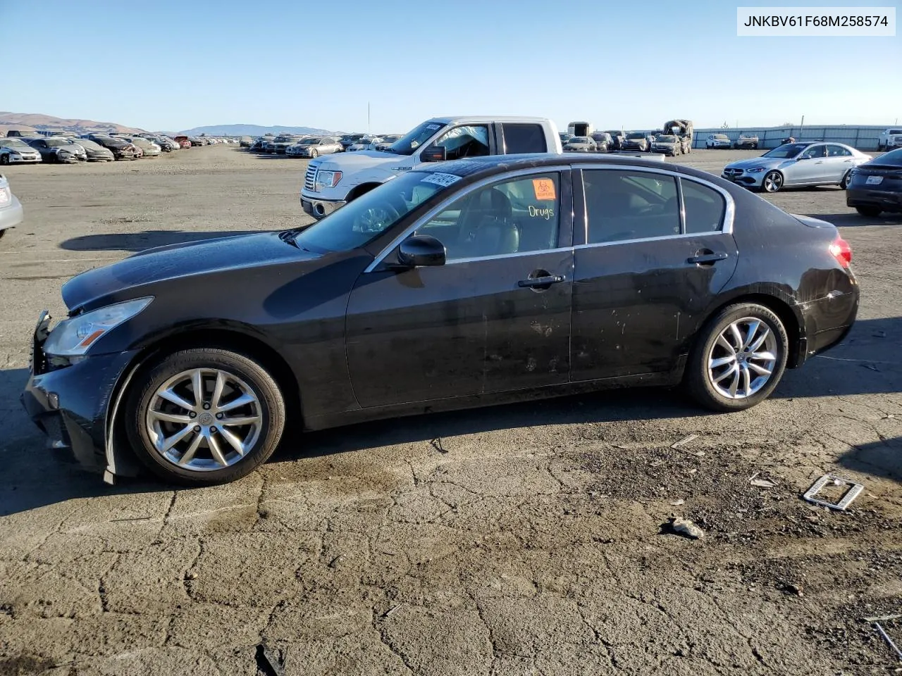 2008 Infiniti G35 VIN: JNKBV61F68M258574 Lot: 70414974