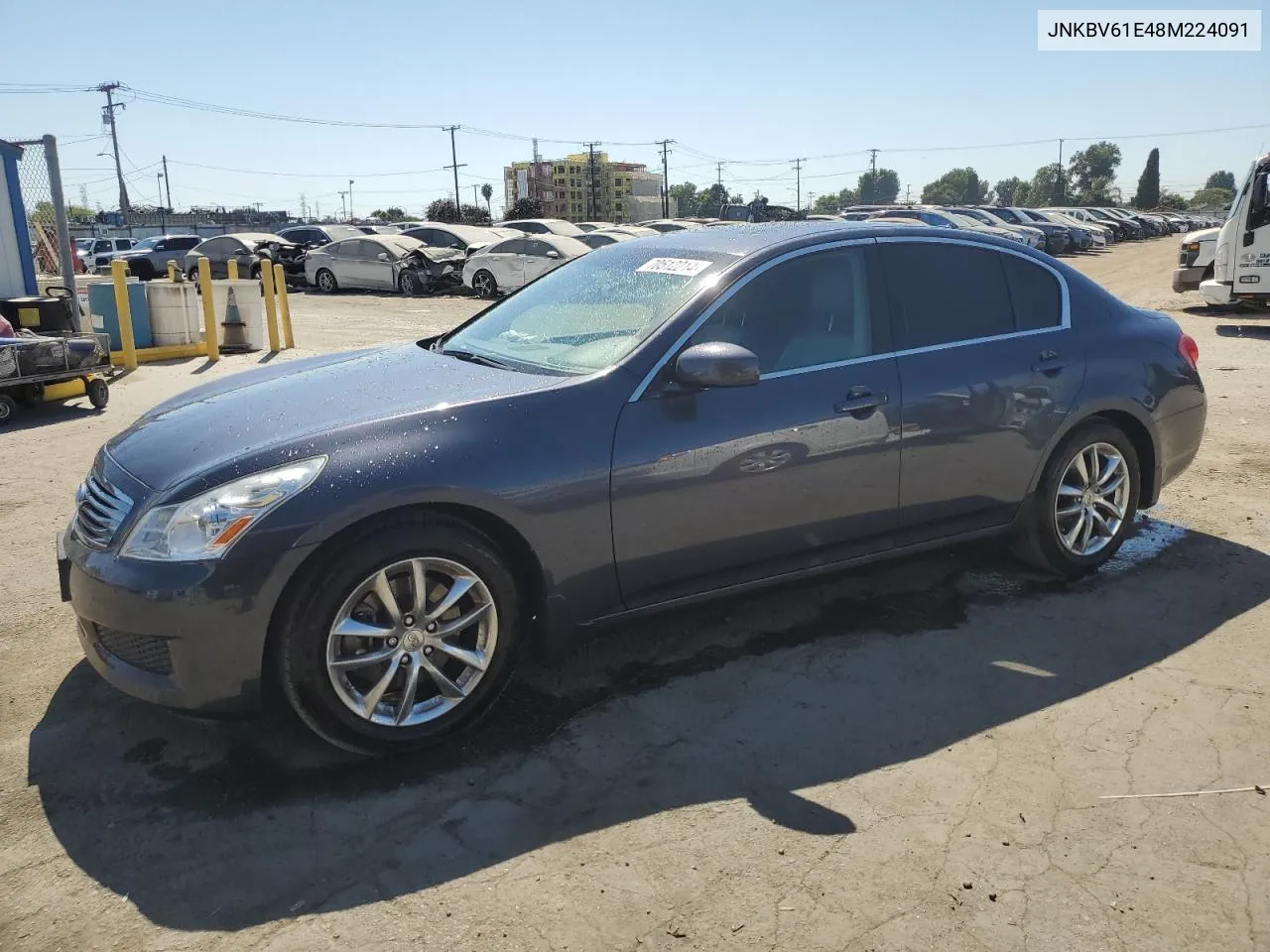 JNKBV61E48M224091 2008 Infiniti G35