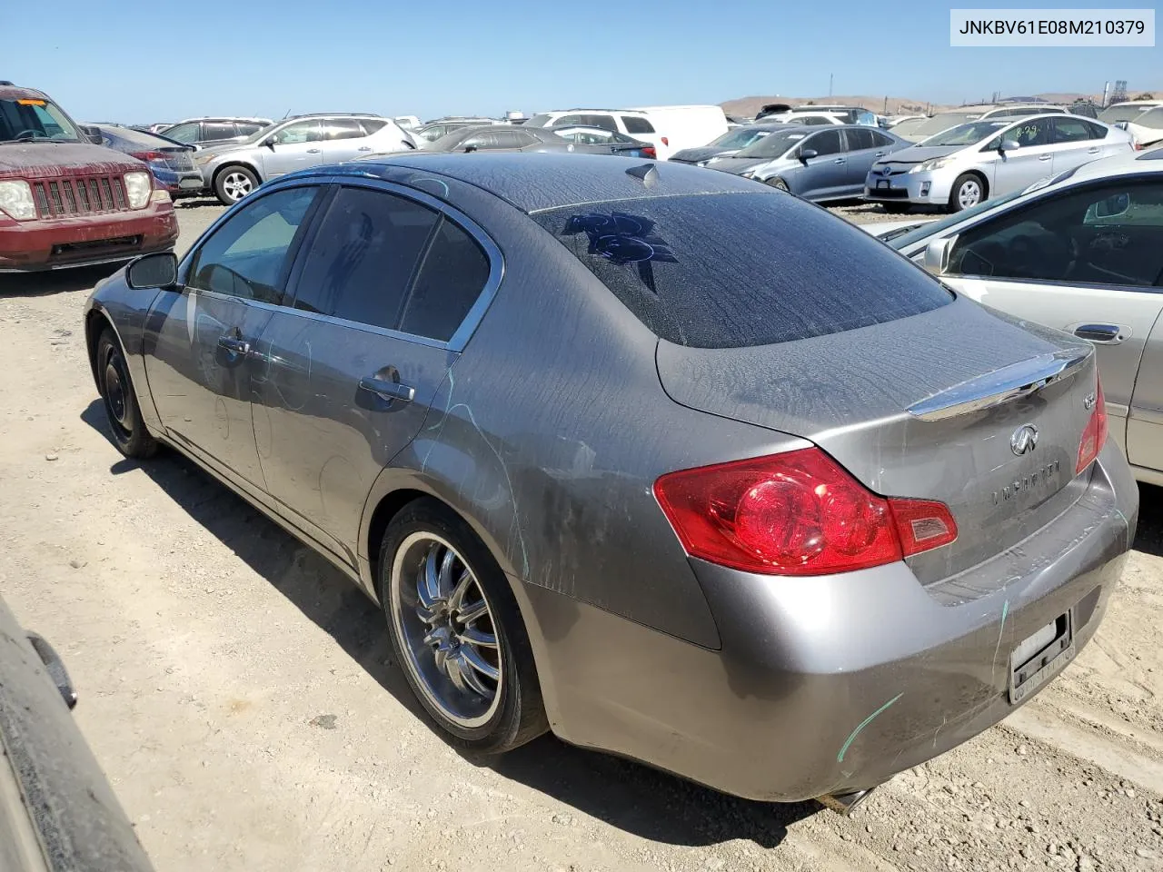 2008 Infiniti G35 VIN: JNKBV61E08M210379 Lot: 70775934