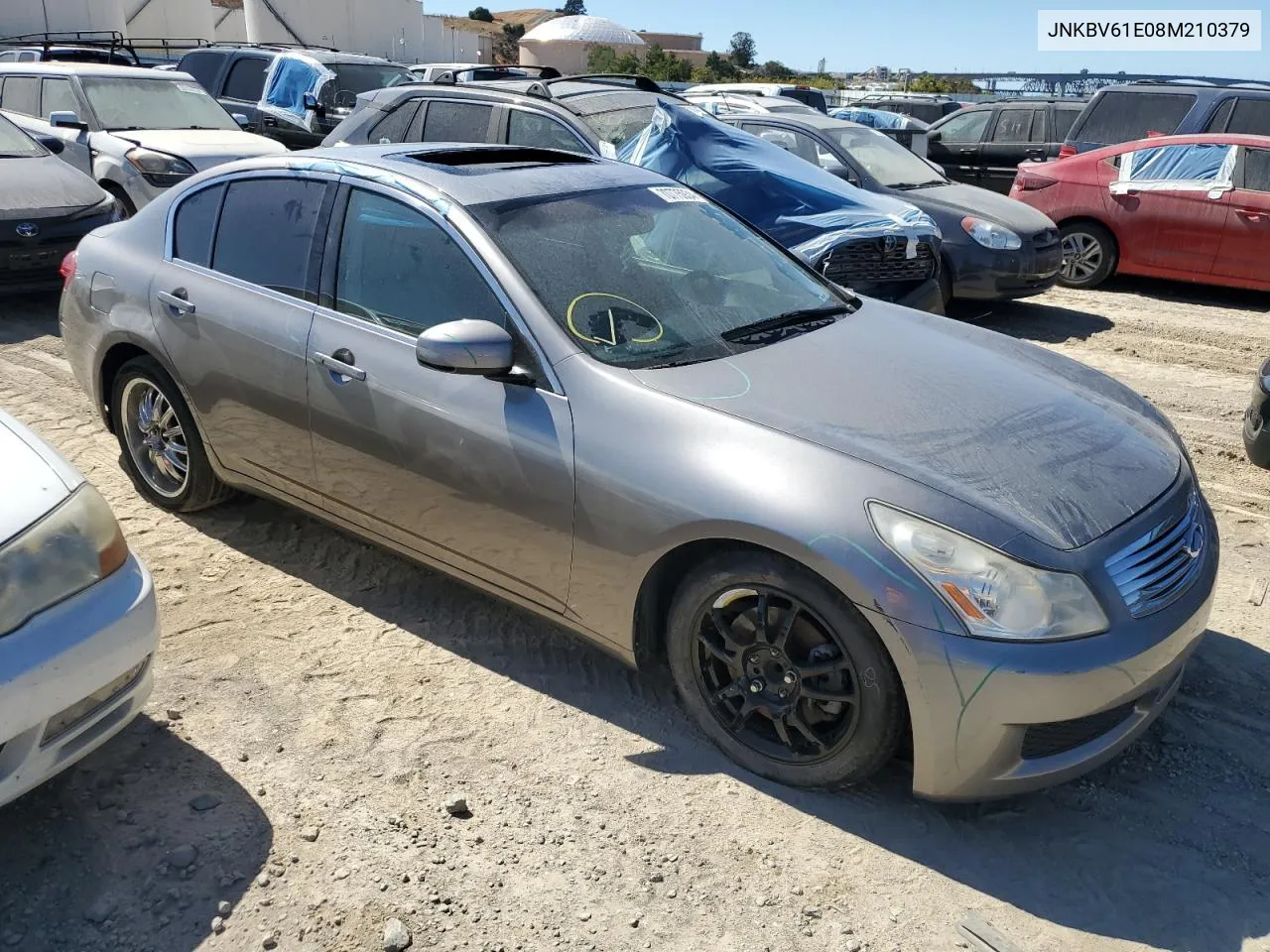 2008 Infiniti G35 VIN: JNKBV61E08M210379 Lot: 70775934