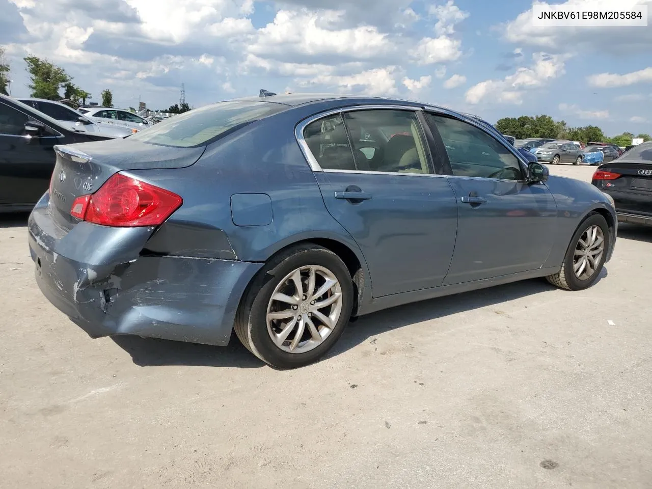 2008 Infiniti G35 VIN: JNKBV61E98M205584 Lot: 71397924