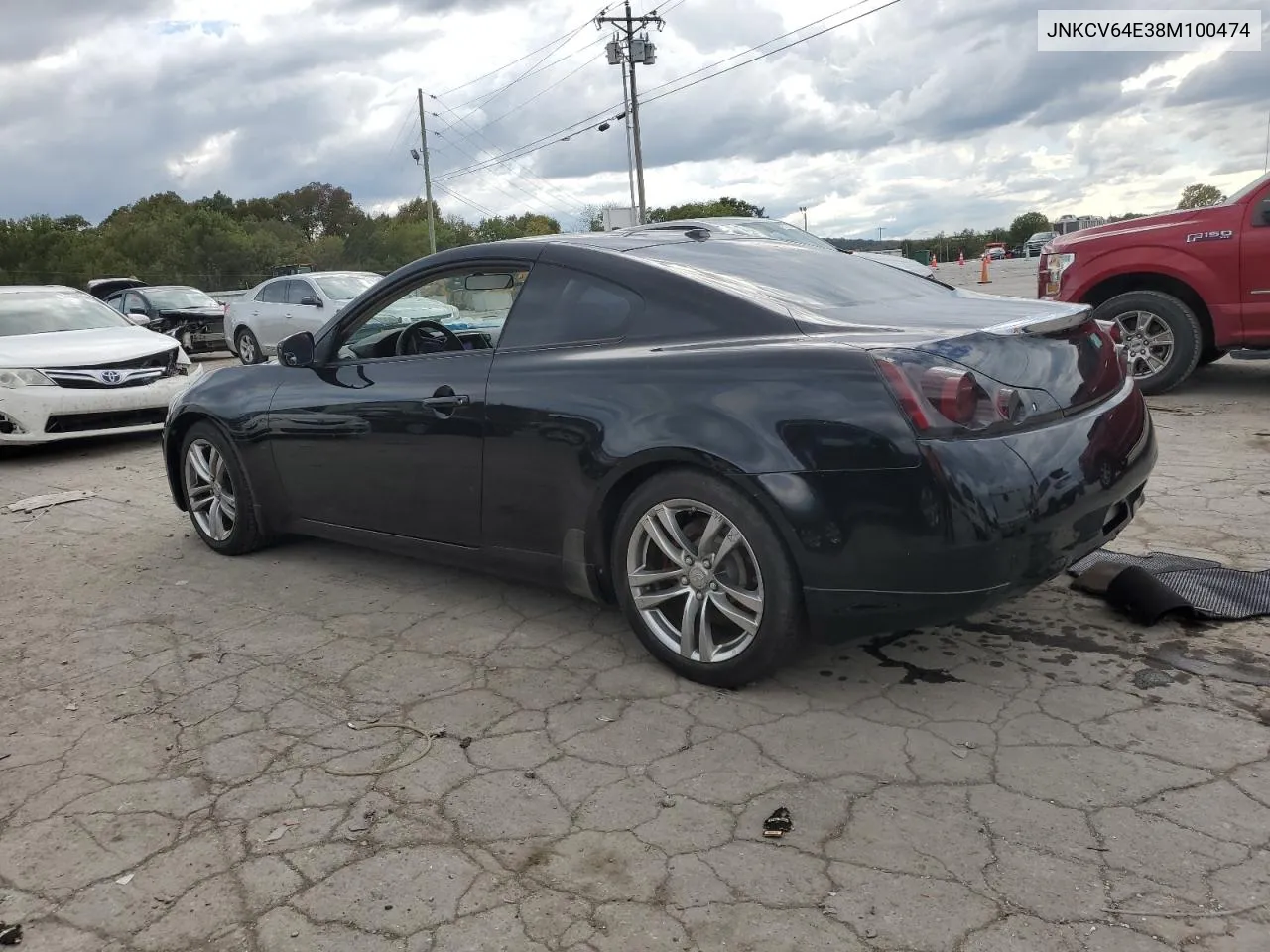 2008 Infiniti G37 Base VIN: JNKCV64E38M100474 Lot: 71621524