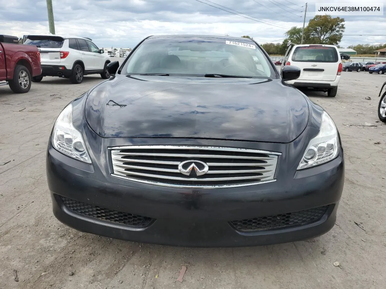 2008 Infiniti G37 Base VIN: JNKCV64E38M100474 Lot: 71621524