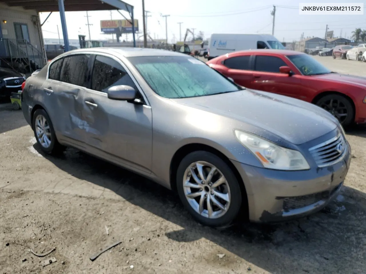 2008 Infiniti G35 VIN: JNKBV61EX8M211572 Lot: 72395294