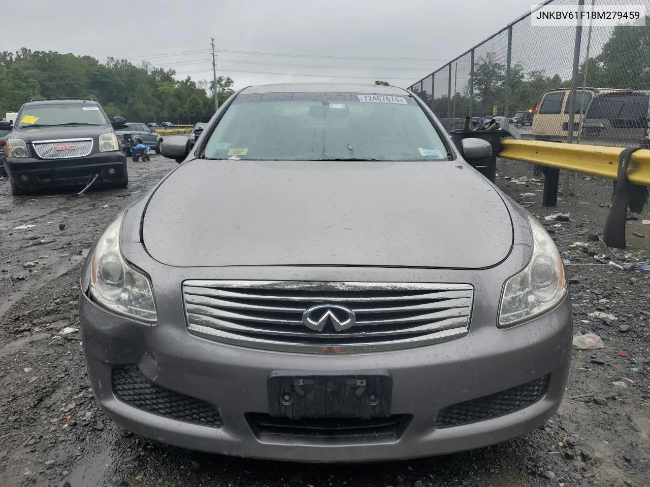 2008 Infiniti G35 VIN: JNKBV61F18M279459 Lot: 72467674