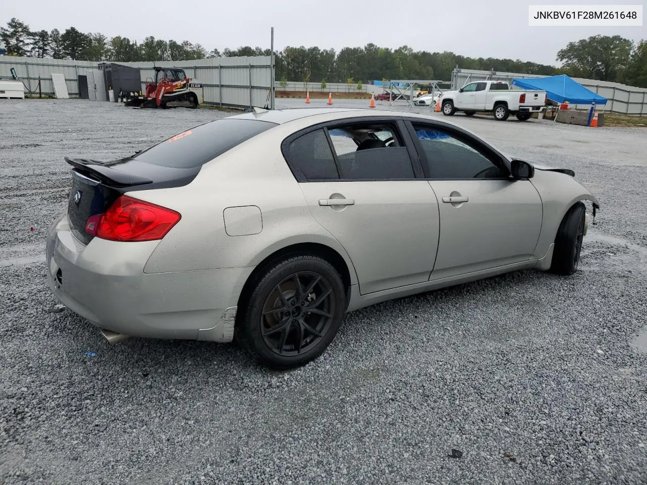 2008 Infiniti G35 VIN: JNKBV61F28M261648 Lot: 73111594