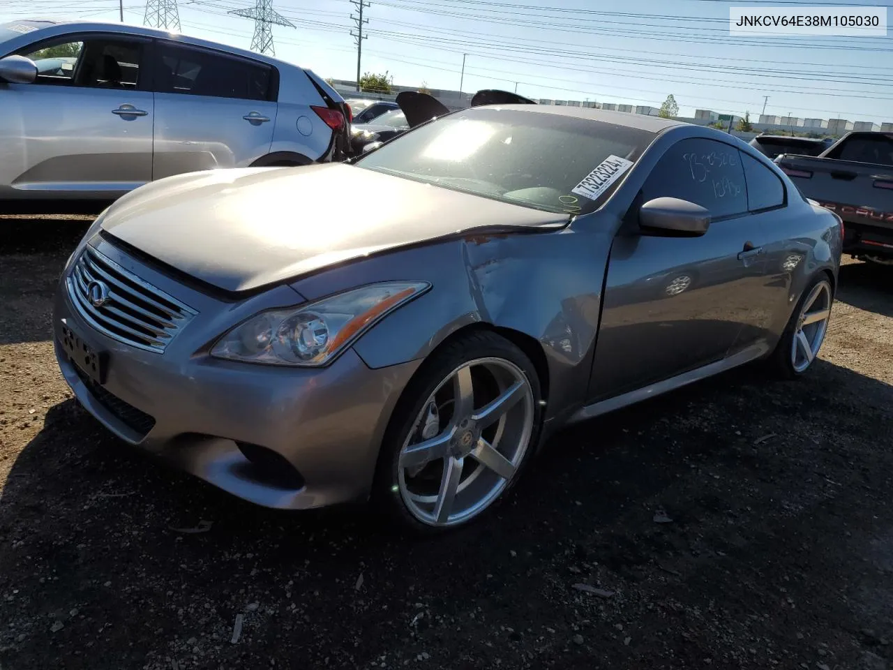 2008 Infiniti G37 Base VIN: JNKCV64E38M105030 Lot: 73223224