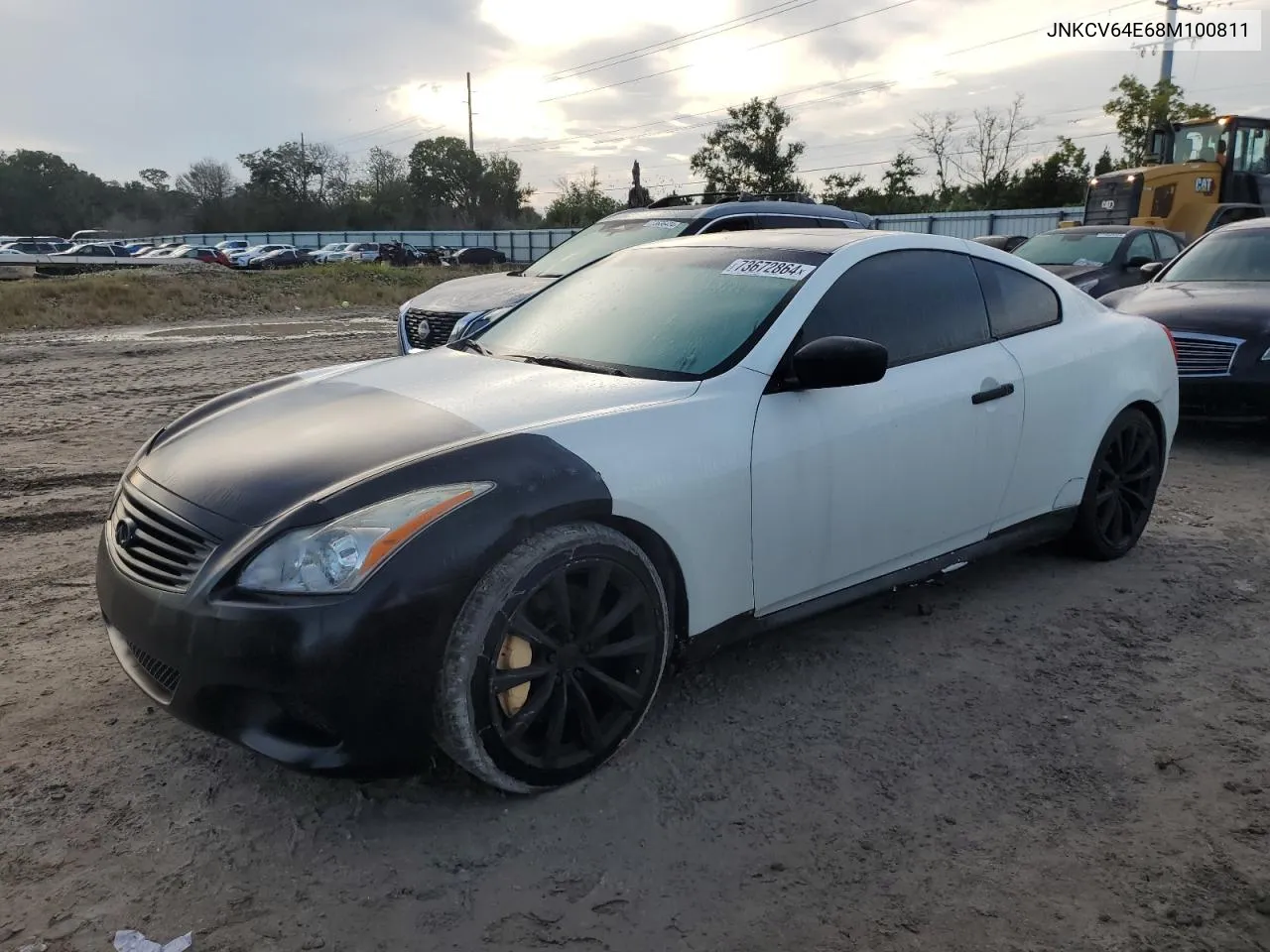 2008 Infiniti G37 Base VIN: JNKCV64E68M100811 Lot: 73672864