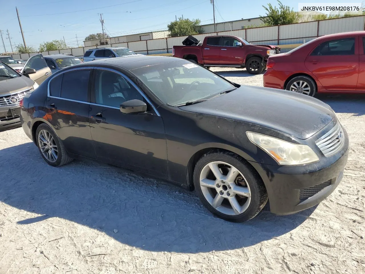 2008 Infiniti G35 VIN: JNKBV61E98M208176 Lot: 73701134