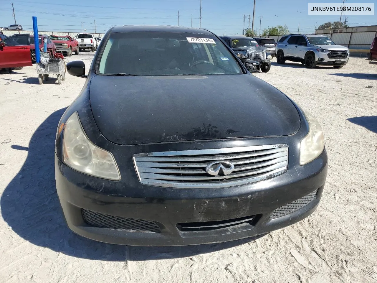 2008 Infiniti G35 VIN: JNKBV61E98M208176 Lot: 73701134