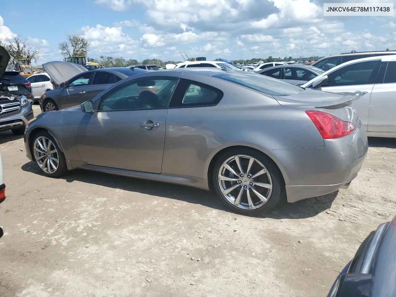 2008 Infiniti G37 Base VIN: JNKCV64E78M117438 Lot: 73730894