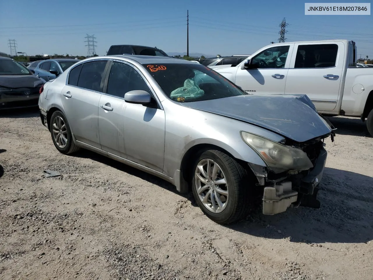 2008 Infiniti G35 VIN: JNKBV61E18M207846 Lot: 74352294