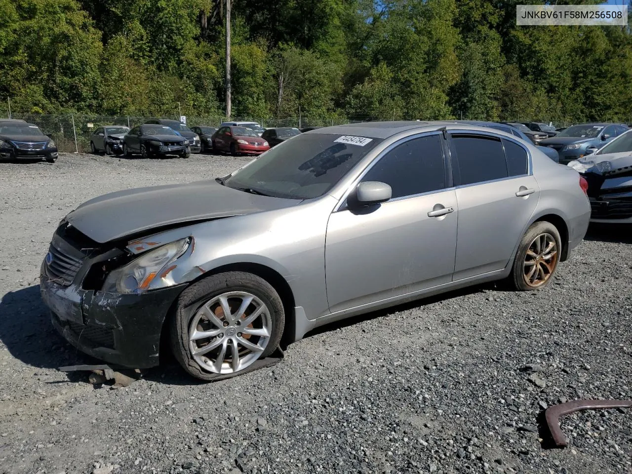 2008 Infiniti G35 VIN: JNKBV61F58M256508 Lot: 74454784