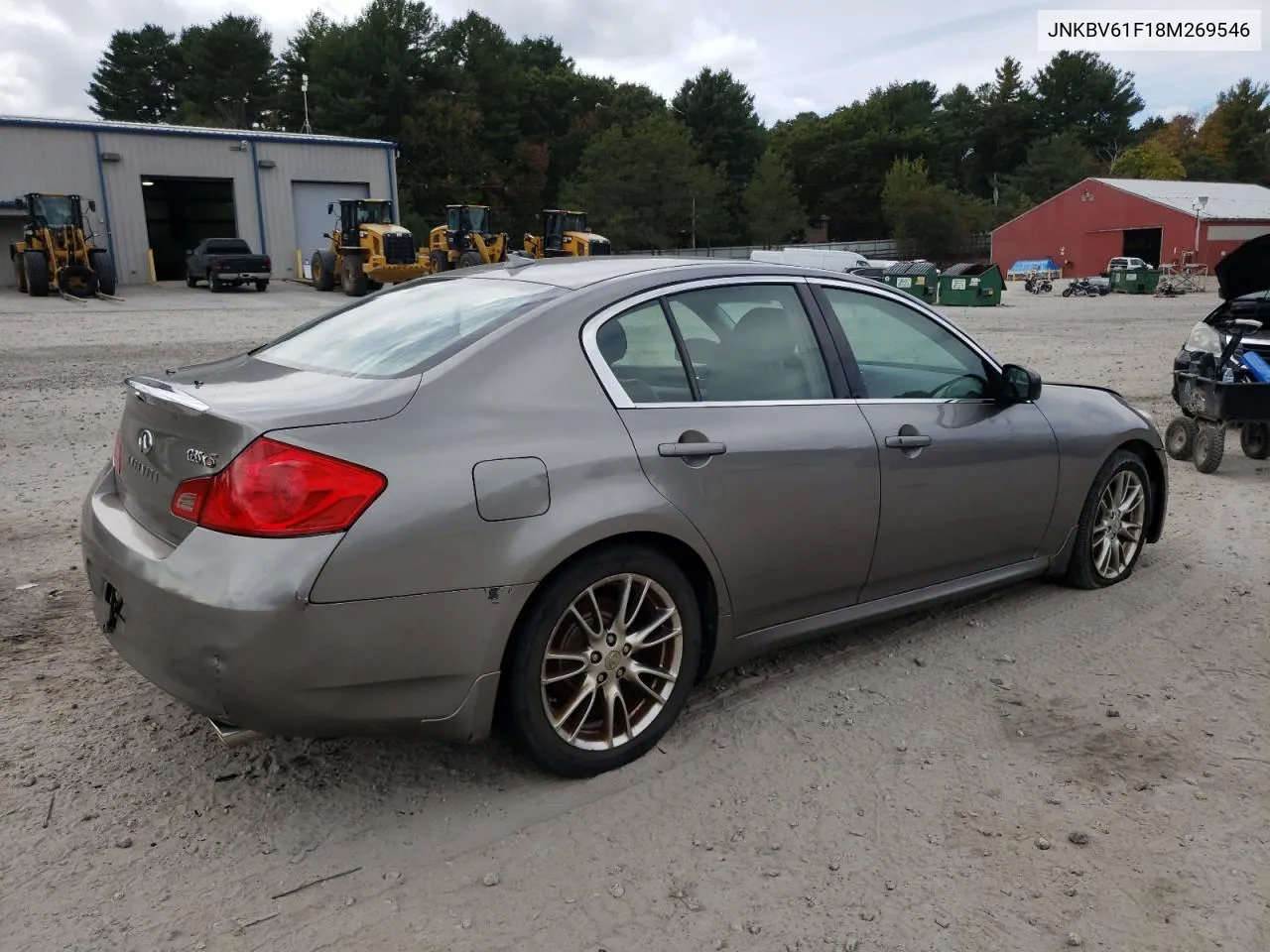 2008 Infiniti G35 VIN: JNKBV61F18M269546 Lot: 74485624