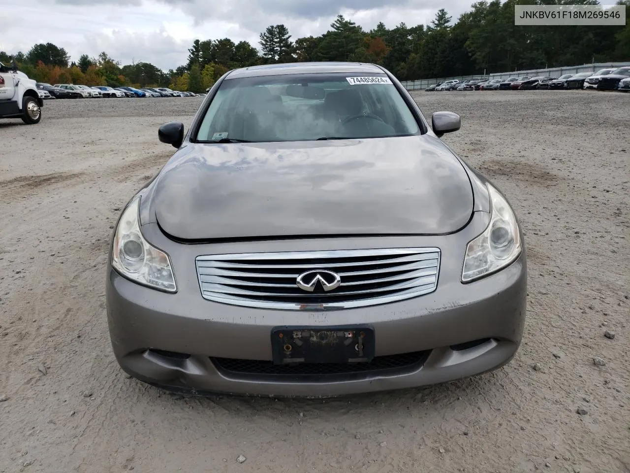 2008 Infiniti G35 VIN: JNKBV61F18M269546 Lot: 74485624