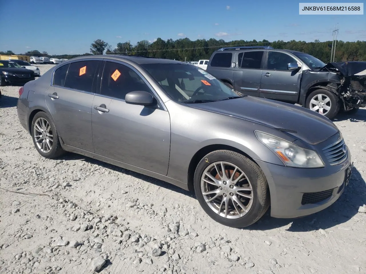 2008 Infiniti G35 VIN: JNKBV61E68M216588 Lot: 74529974