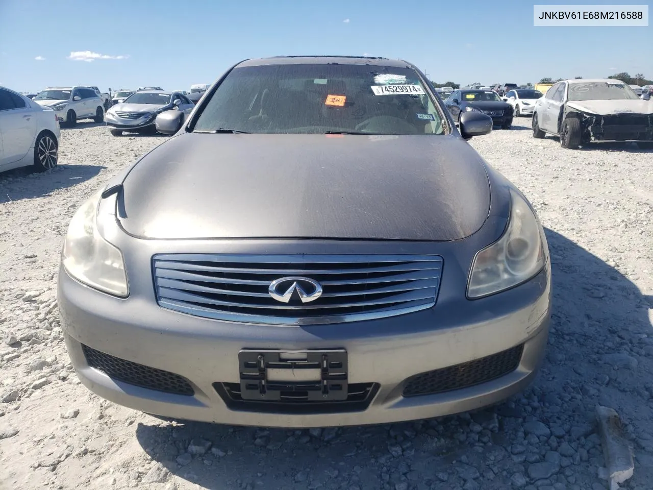 2008 Infiniti G35 VIN: JNKBV61E68M216588 Lot: 74529974