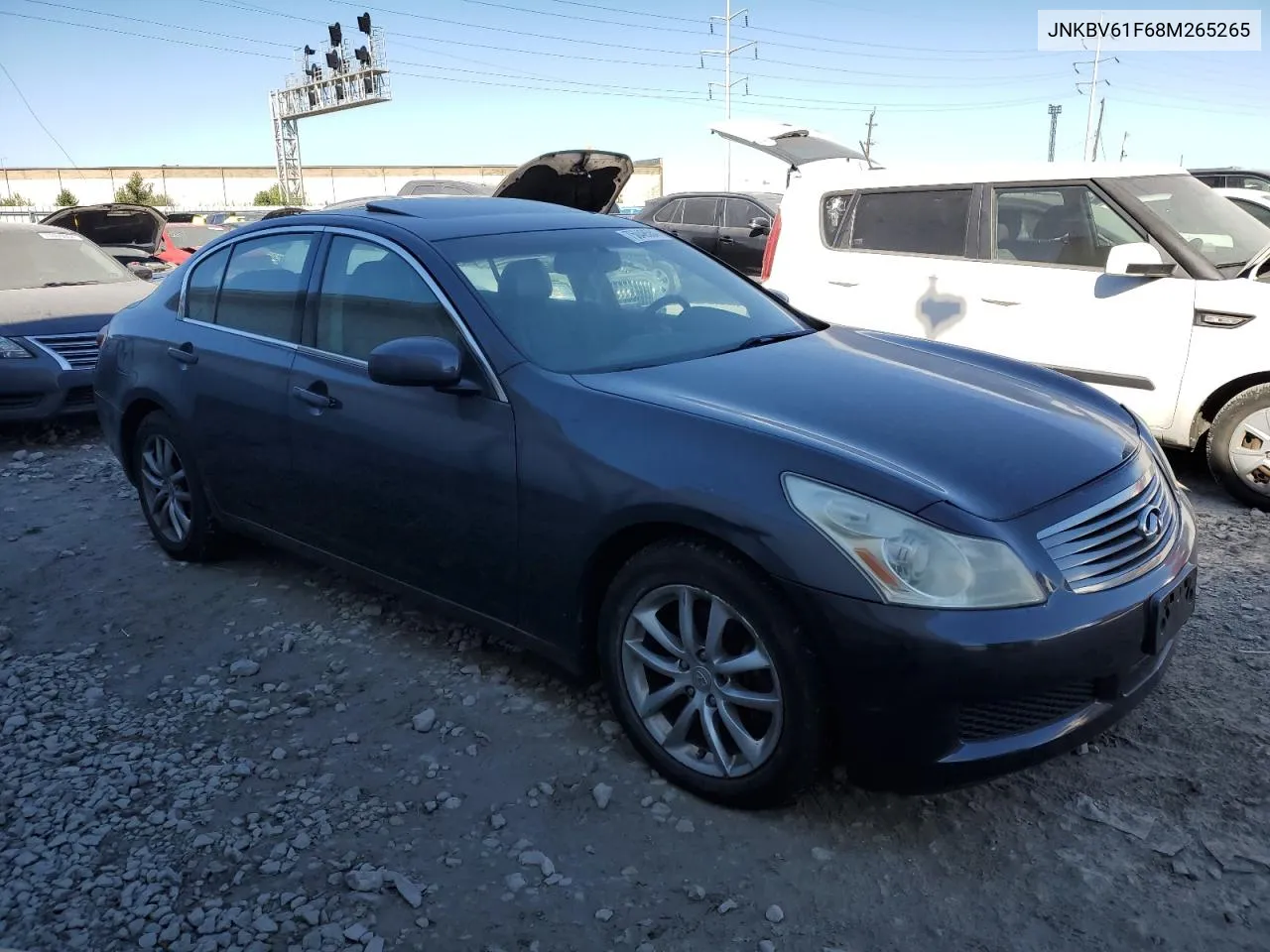 2008 Infiniti G35 VIN: JNKBV61F68M265265 Lot: 75048584