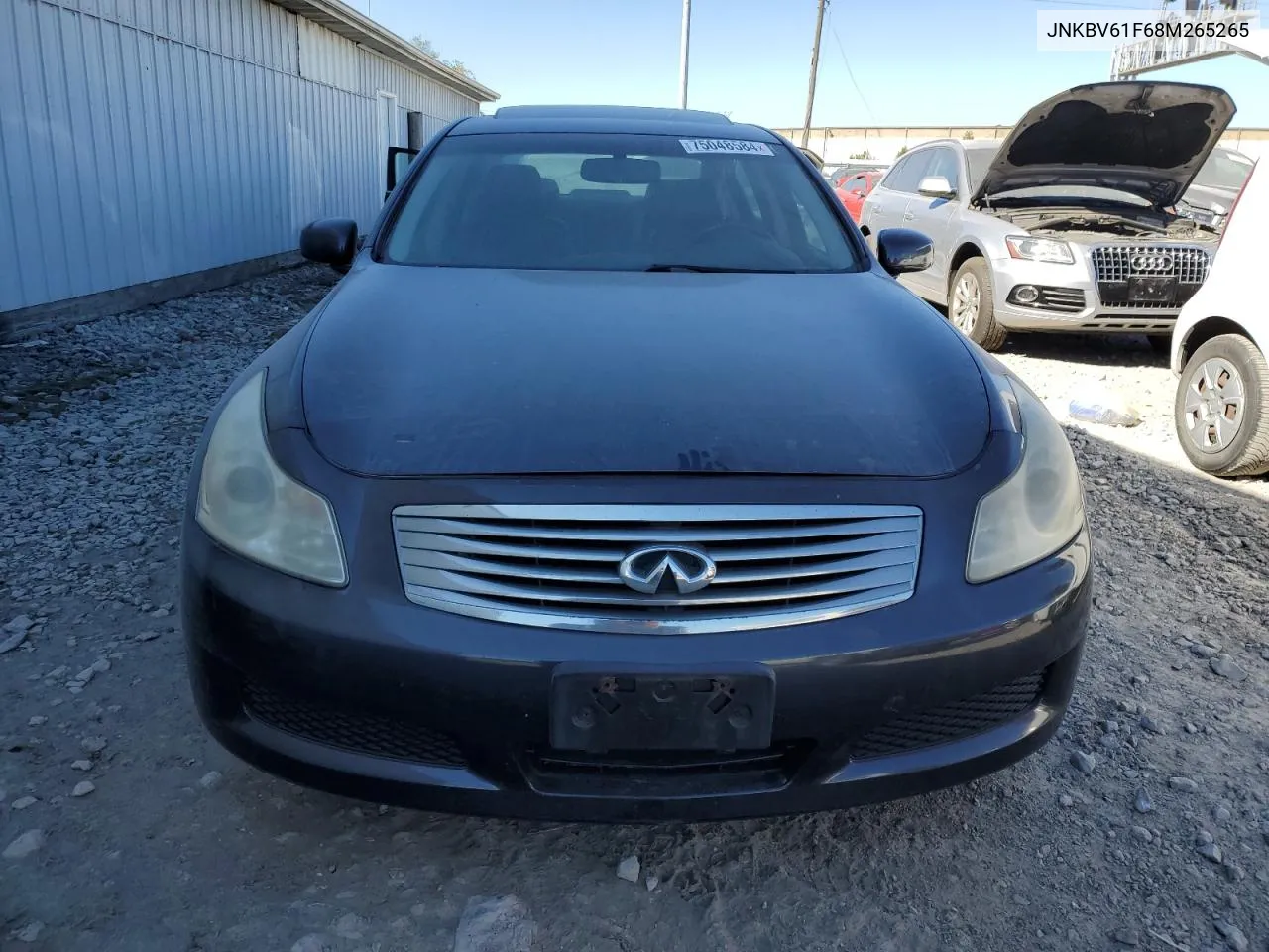 2008 Infiniti G35 VIN: JNKBV61F68M265265 Lot: 75048584