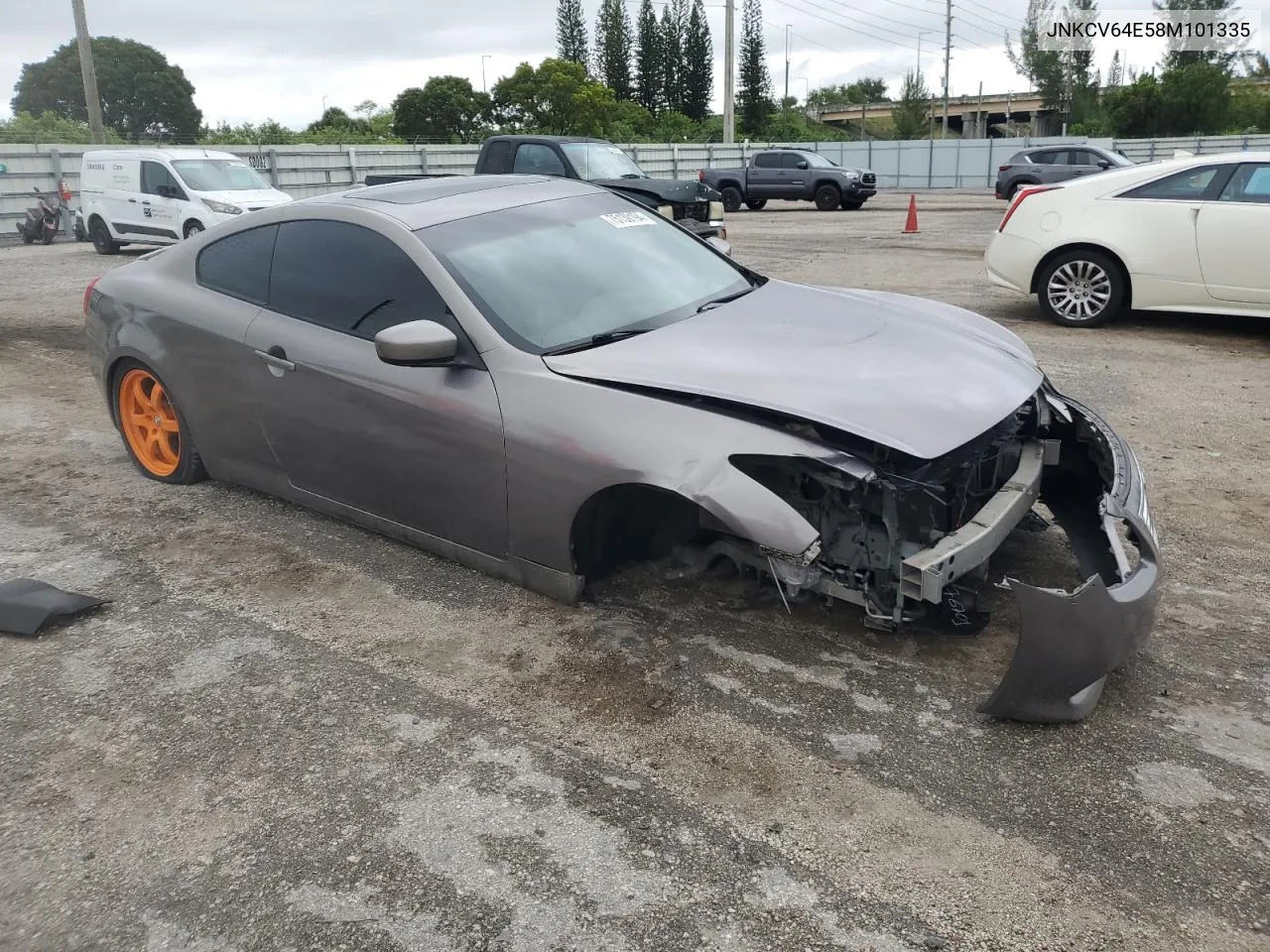 2008 Infiniti G37 Base VIN: JNKCV64E58M101335 Lot: 75130194