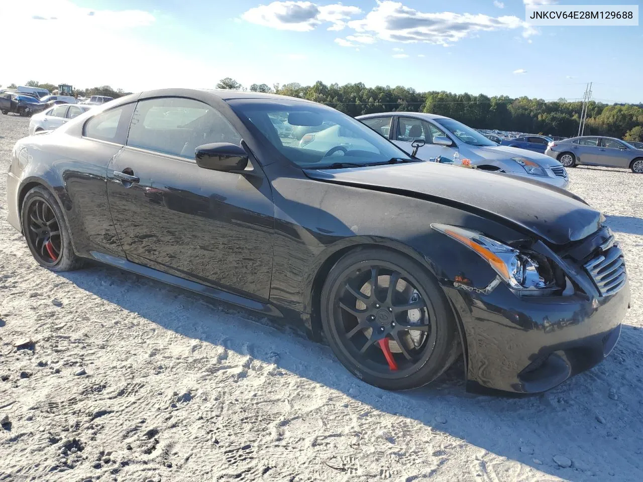 2008 Infiniti G37 Base VIN: JNKCV64E28M129688 Lot: 75641154