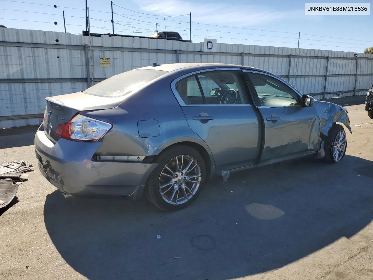 JNKBV61E88M218536 2008 Infiniti G35