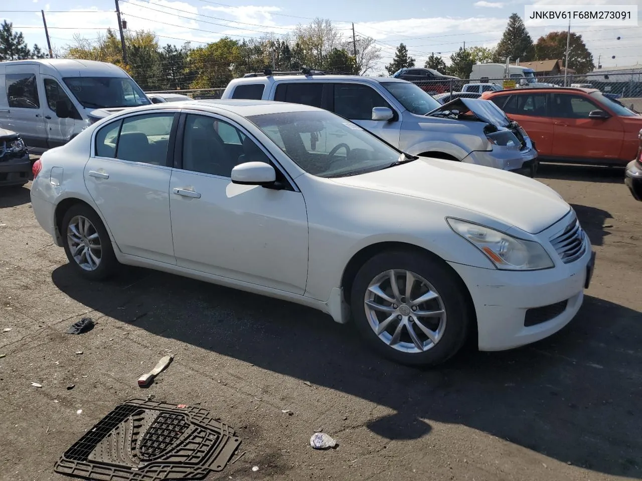 2008 Infiniti G35 VIN: JNKBV61F68M273091 Lot: 75930264