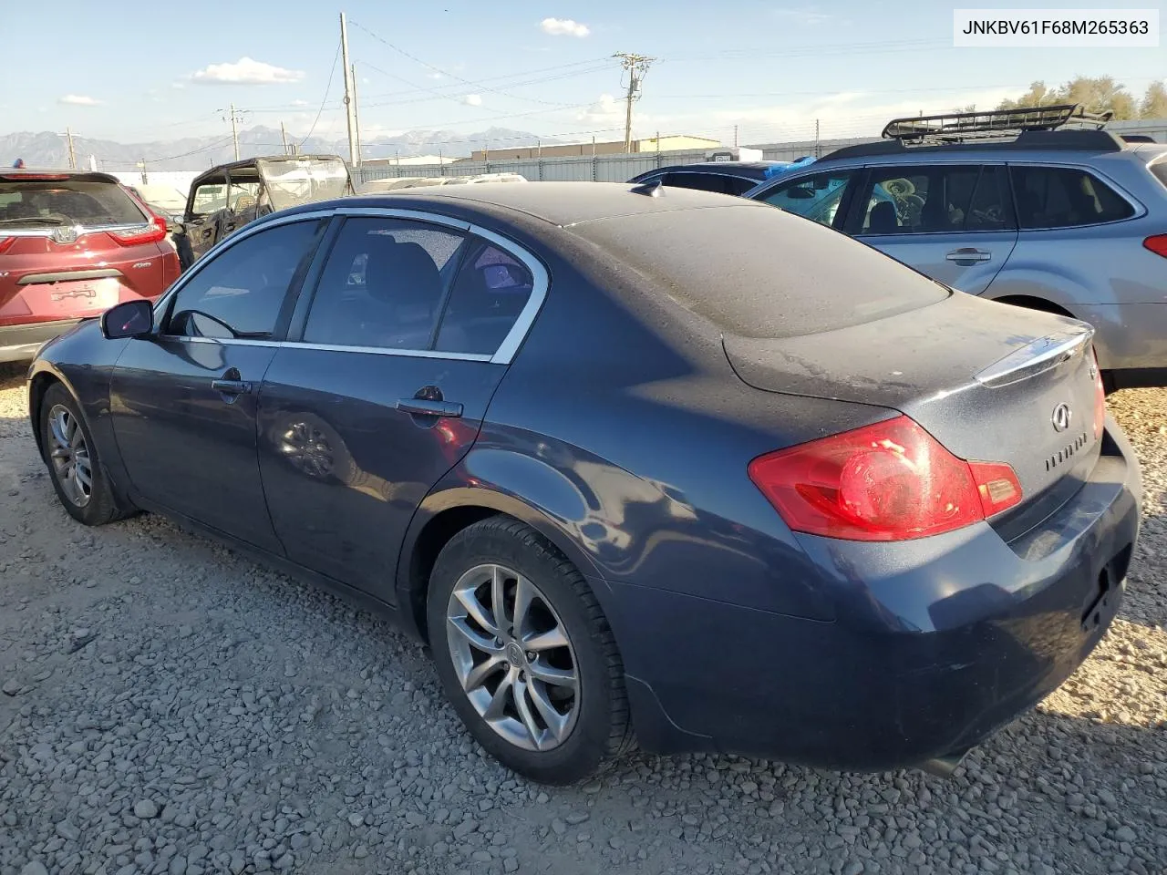 2008 Infiniti G35 VIN: JNKBV61F68M265363 Lot: 76020264