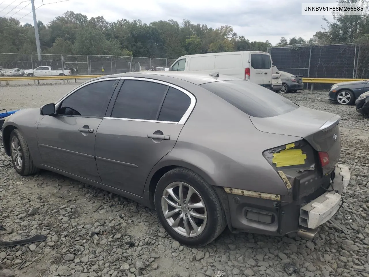 2008 Infiniti G35 VIN: JNKBV61F88M266885 Lot: 76283264