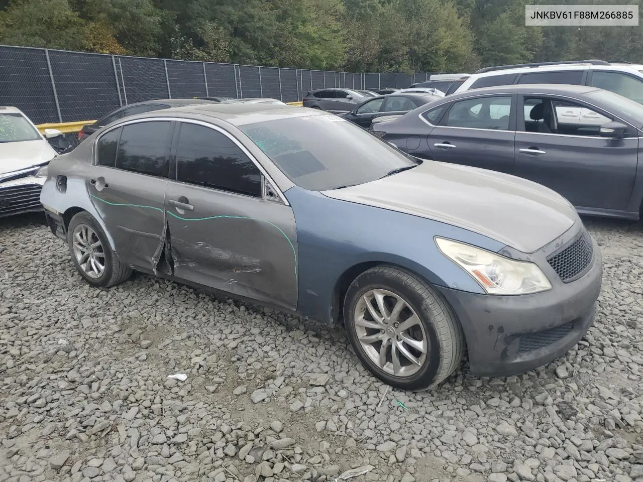 JNKBV61F88M266885 2008 Infiniti G35