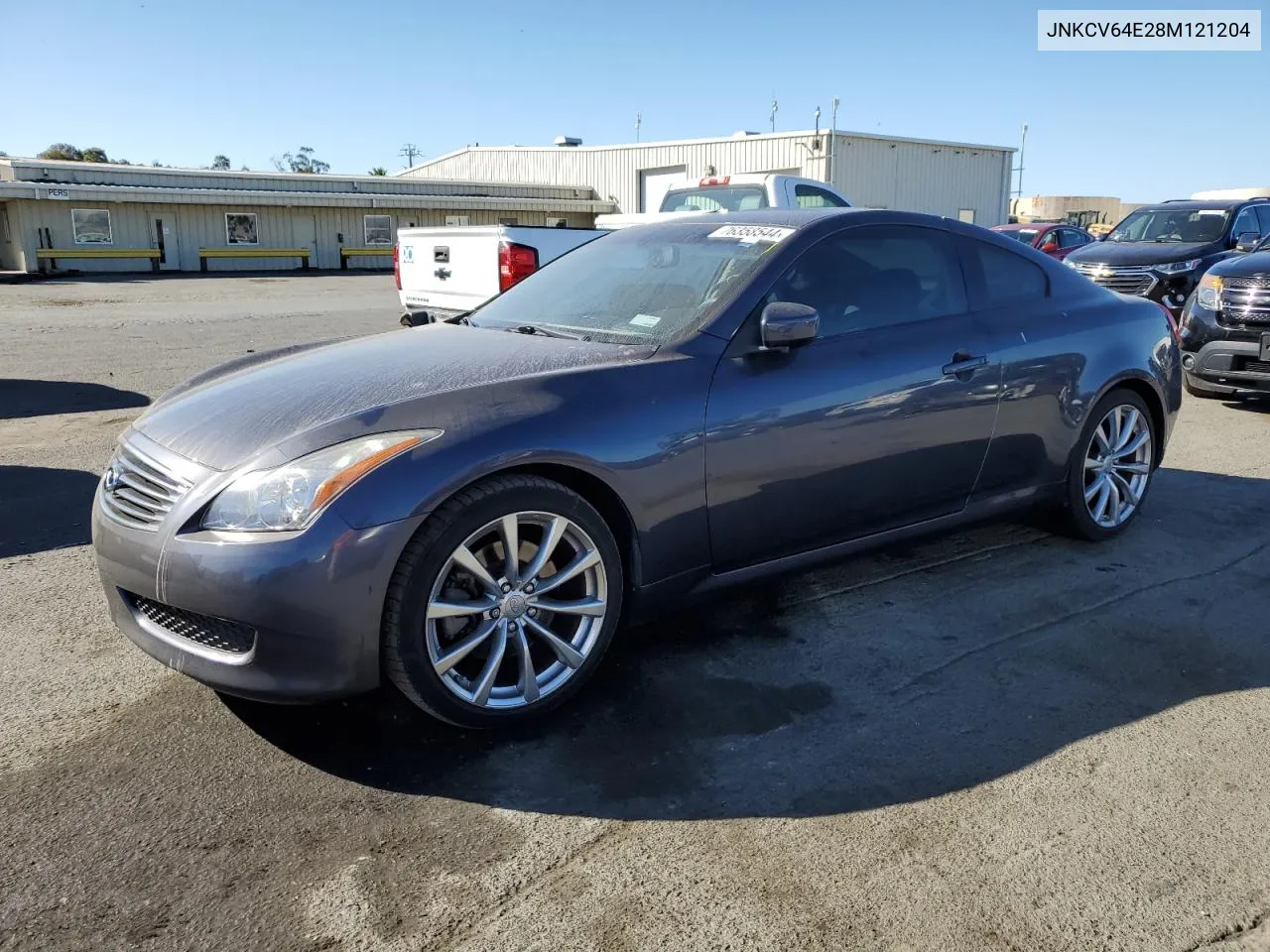 2008 Infiniti G37 Base VIN: JNKCV64E28M121204 Lot: 76358544