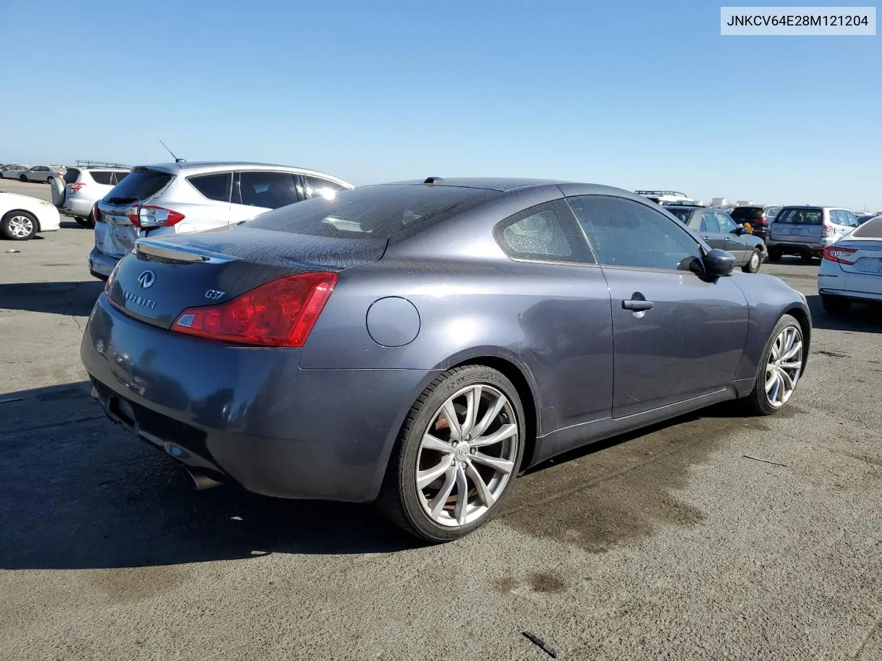 2008 Infiniti G37 Base VIN: JNKCV64E28M121204 Lot: 76358544