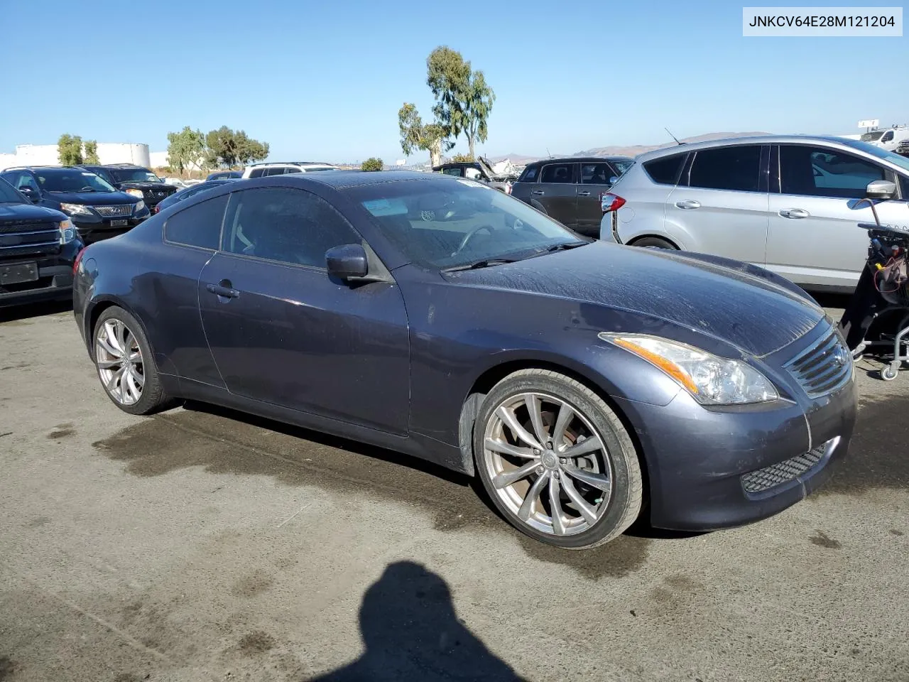 2008 Infiniti G37 Base VIN: JNKCV64E28M121204 Lot: 76358544