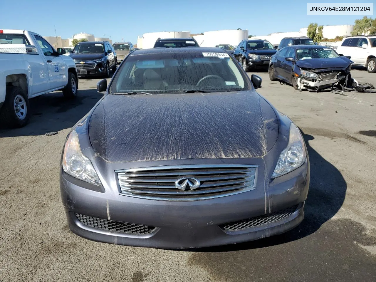 2008 Infiniti G37 Base VIN: JNKCV64E28M121204 Lot: 76358544