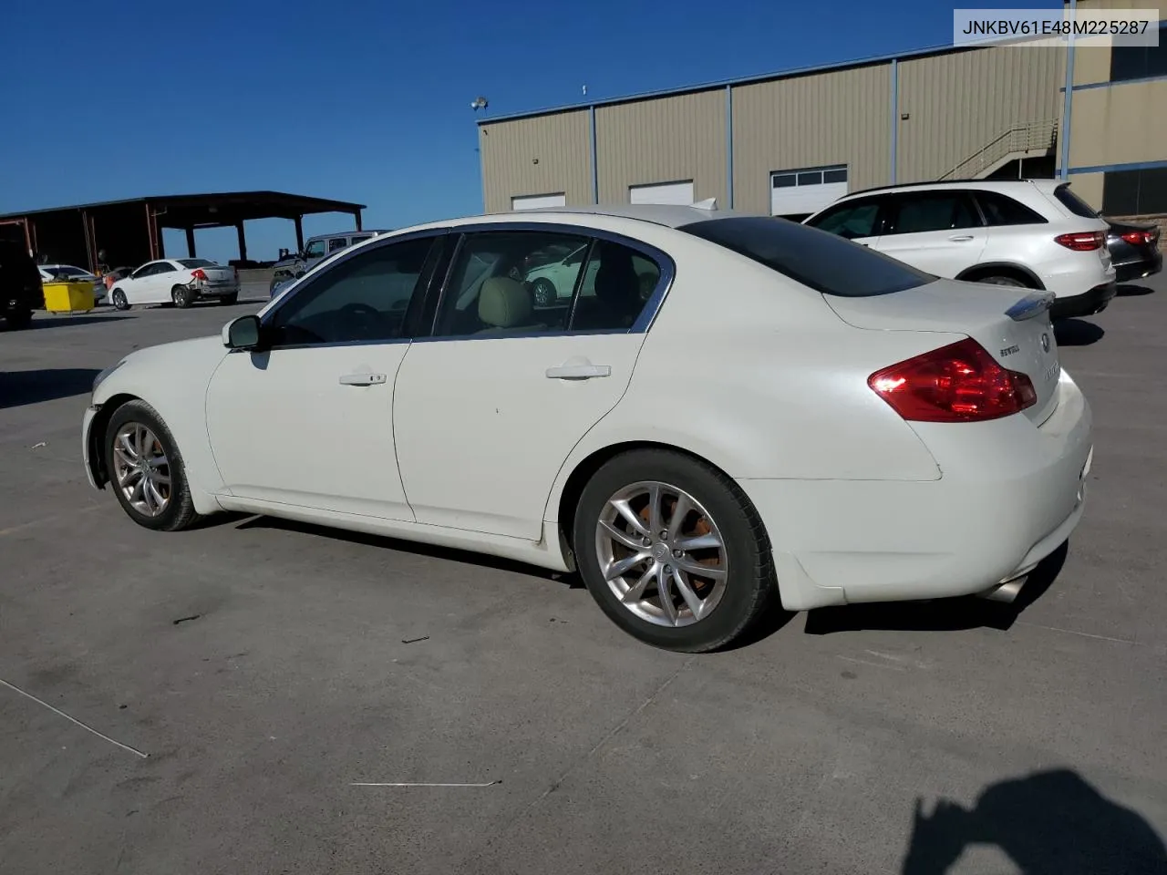 2008 Infiniti G35 VIN: JNKBV61E48M225287 Lot: 76409774