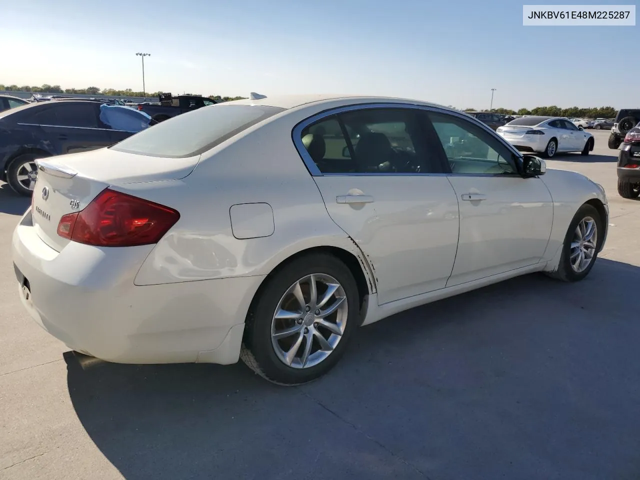 2008 Infiniti G35 VIN: JNKBV61E48M225287 Lot: 76409774