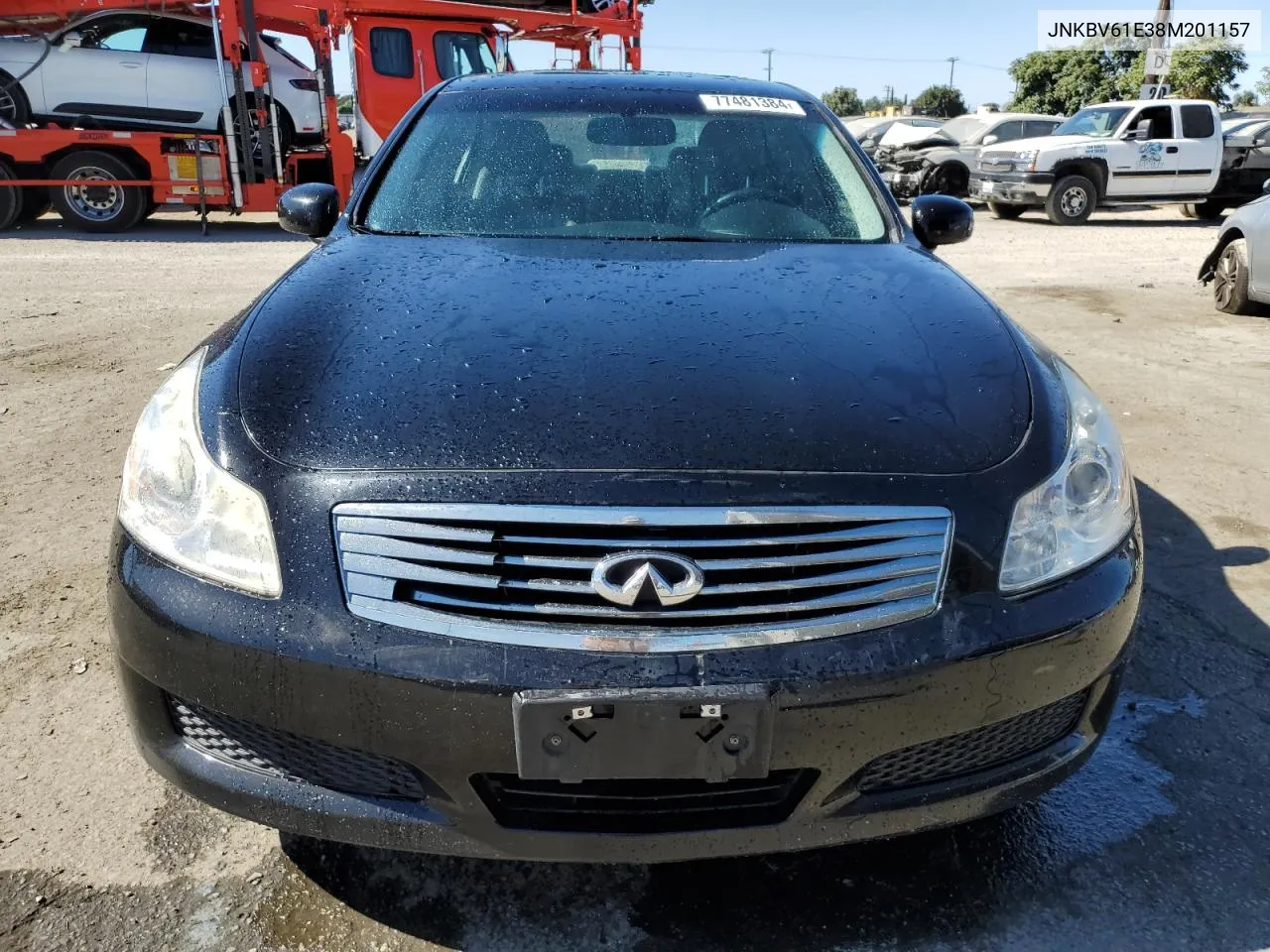 2008 Infiniti G35 VIN: JNKBV61E38M201157 Lot: 77481384