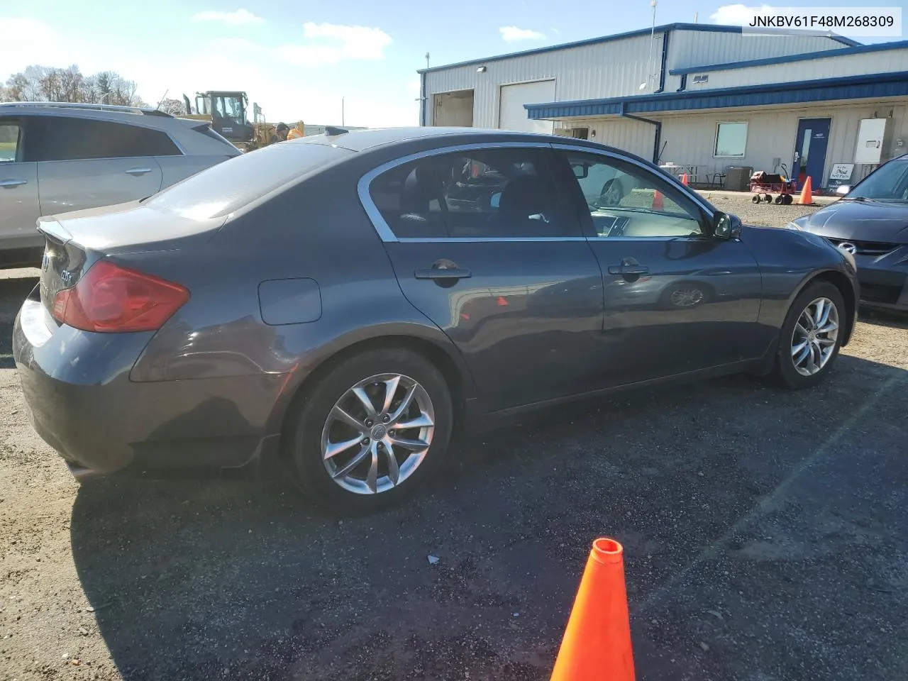 2008 Infiniti G35 VIN: JNKBV61F48M268309 Lot: 78170614