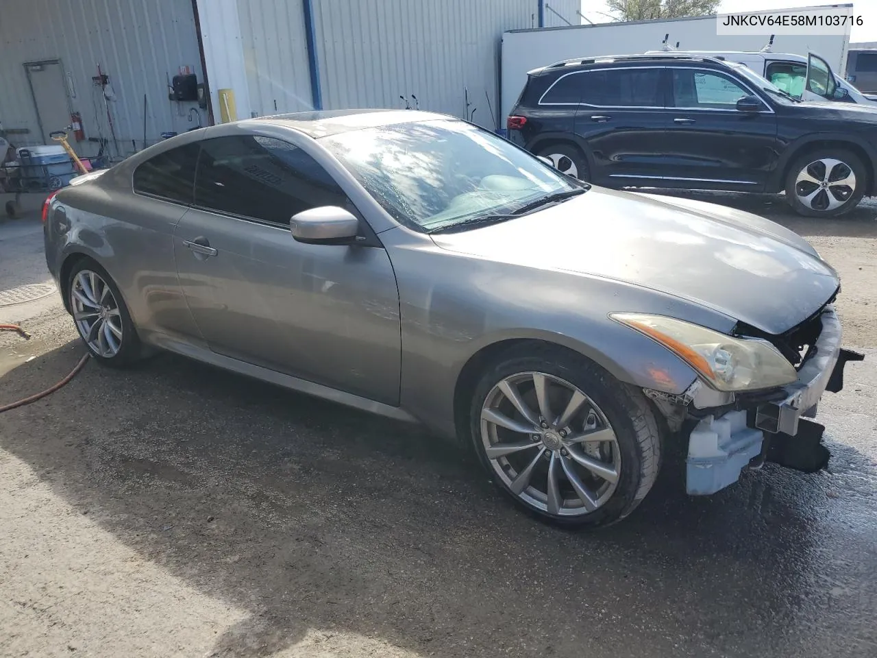 2008 Infiniti G37 Base VIN: JNKCV64E58M103716 Lot: 79092974