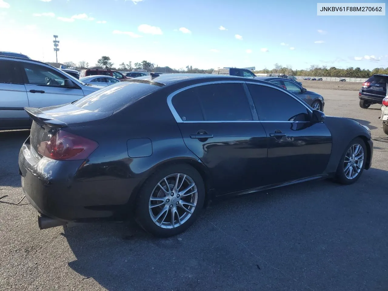 2008 Infiniti G35 VIN: JNKBV61F88M270662 Lot: 80212174