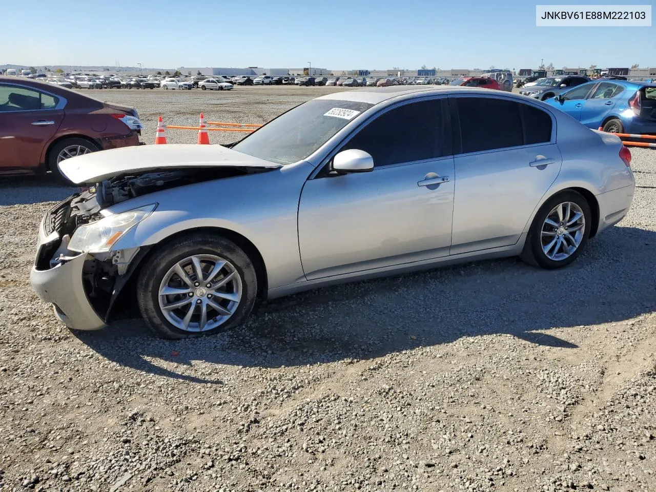 2008 Infiniti G35 VIN: JNKBV61E88M222103 Lot: 80280924