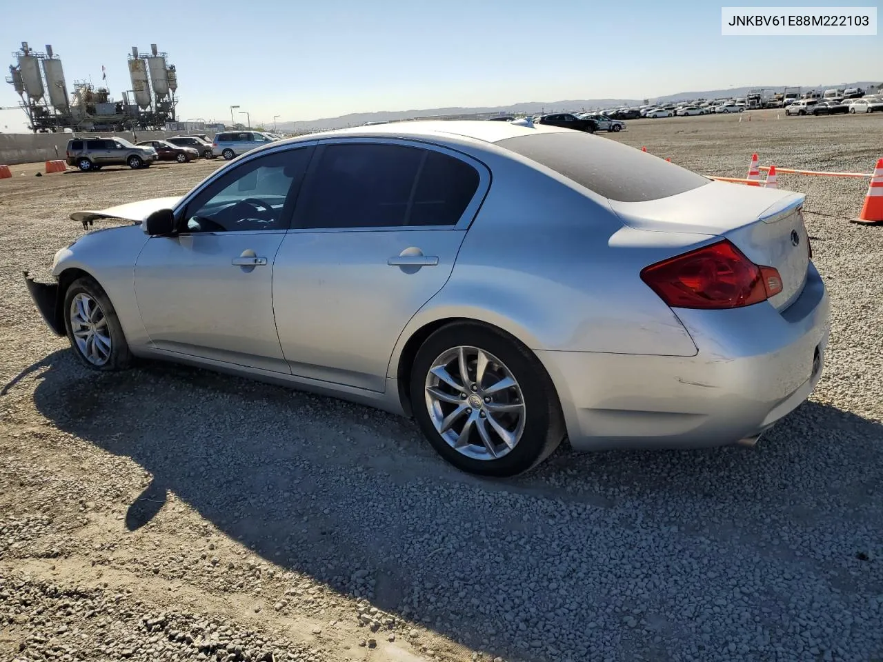 2008 Infiniti G35 VIN: JNKBV61E88M222103 Lot: 80280924