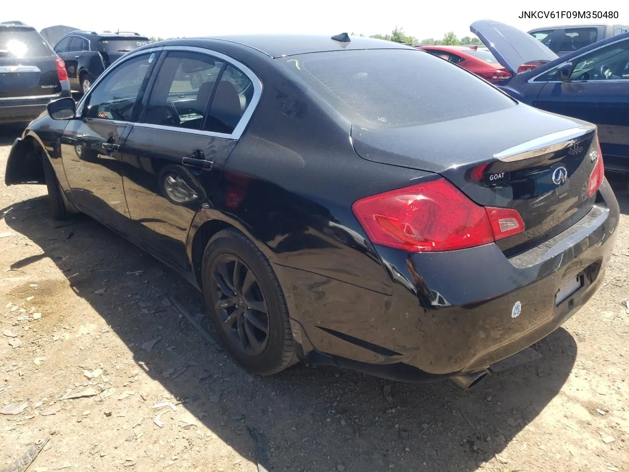 2009 Infiniti G37 VIN: JNKCV61F09M350480 Lot: 58230864