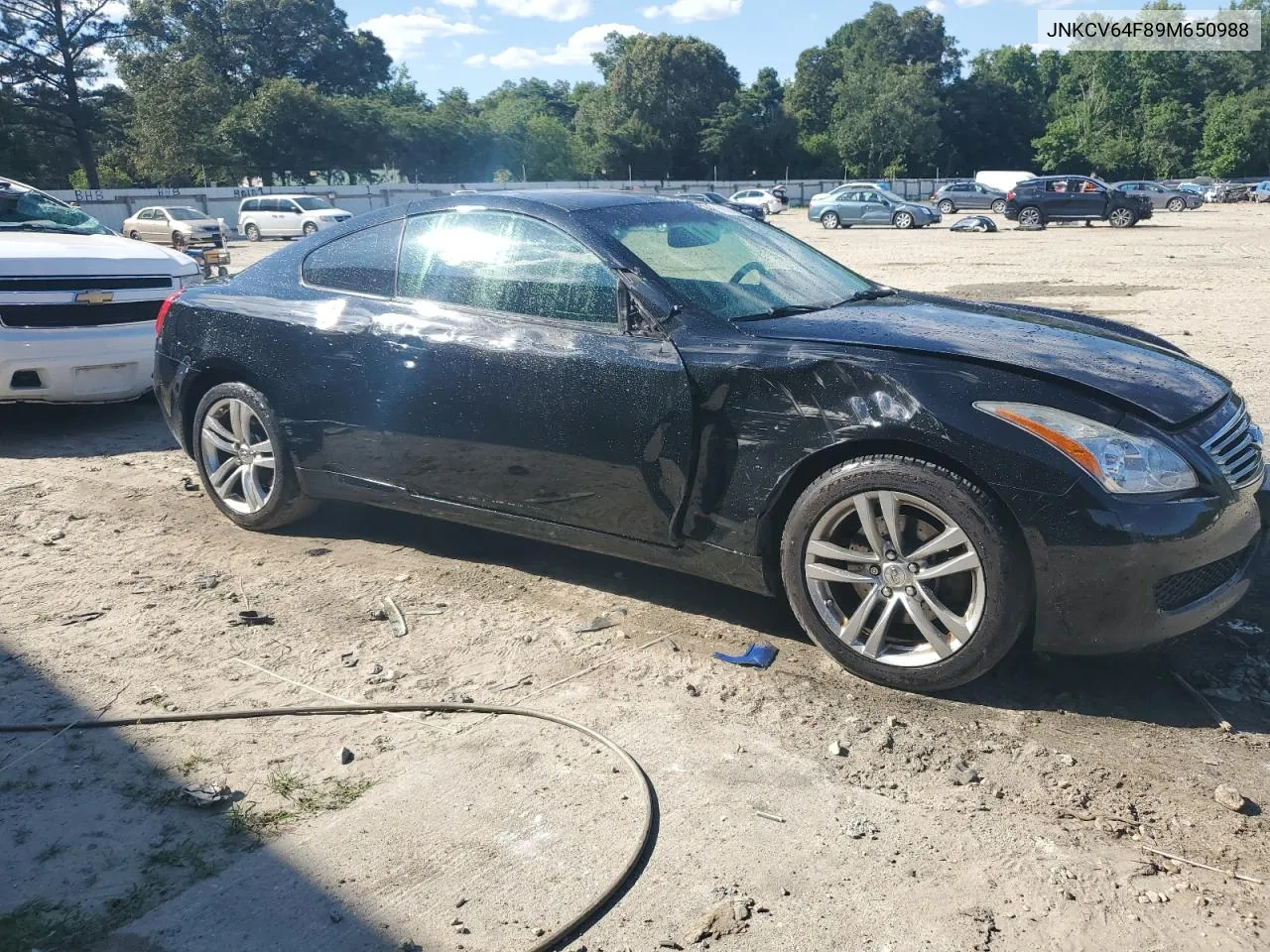 JNKCV64F89M650988 2009 Infiniti G37