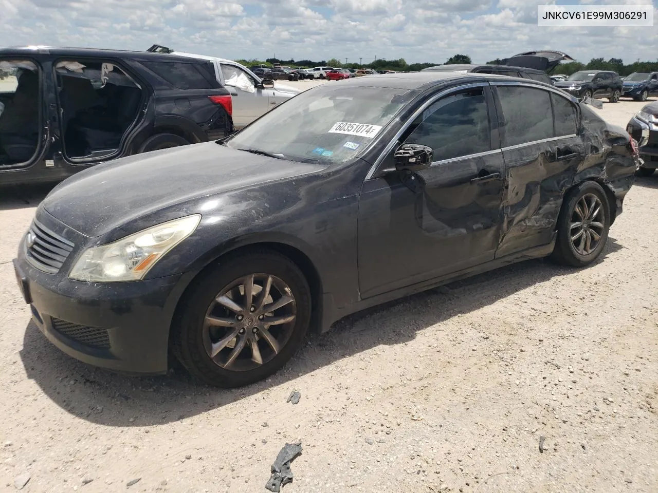 2009 Infiniti G37 Base VIN: JNKCV61E99M306291 Lot: 60351074