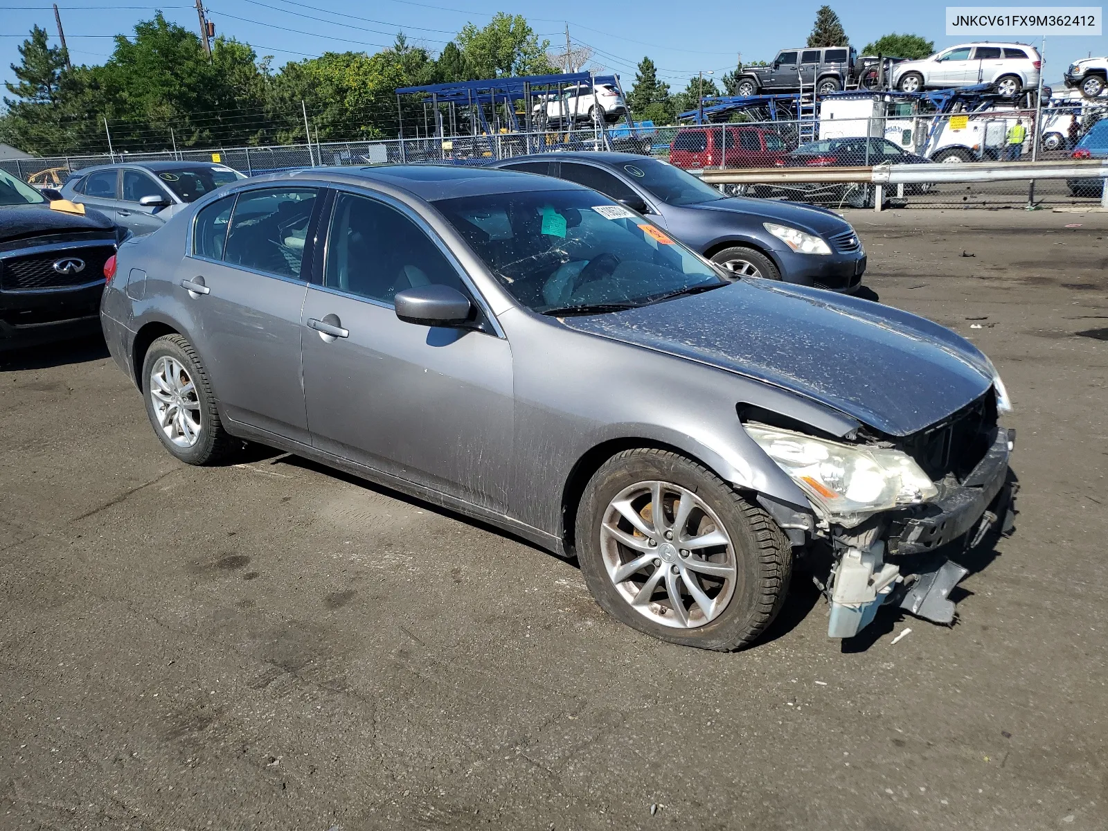 2009 Infiniti G37 VIN: JNKCV61FX9M362412 Lot: 61905724