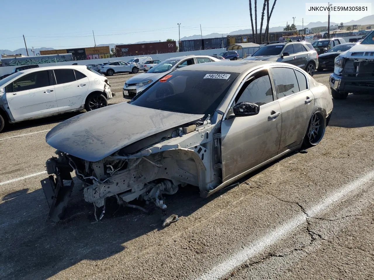 2009 Infiniti G37 Base VIN: JNKCV61E59M305851 Lot: 61929824