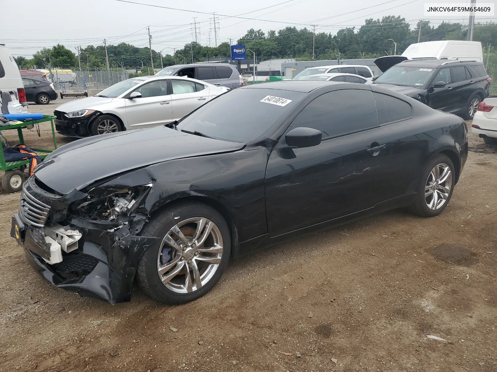 2009 Infiniti G37 VIN: JNKCV64F59M654609 Lot: 64010814