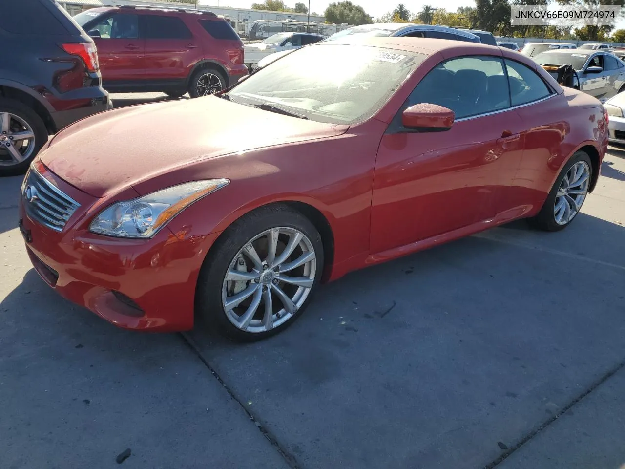 2009 Infiniti G37 Base VIN: JNKCV66E09M724974 Lot: 71089534